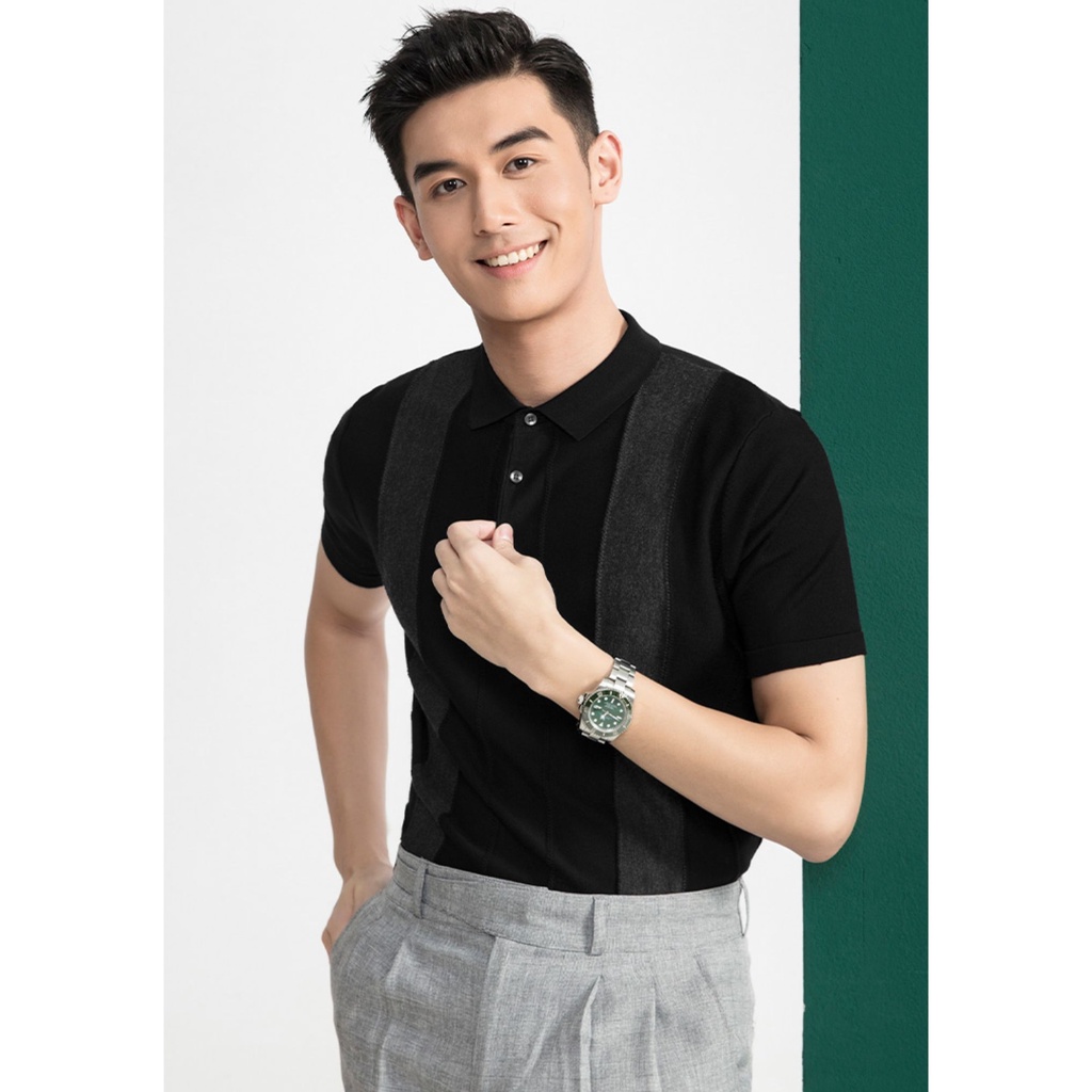 Áo polo, áo phông cổ bẻ PL06 vải lụa dệt kim cao cấp, mùa hè thoáng mát