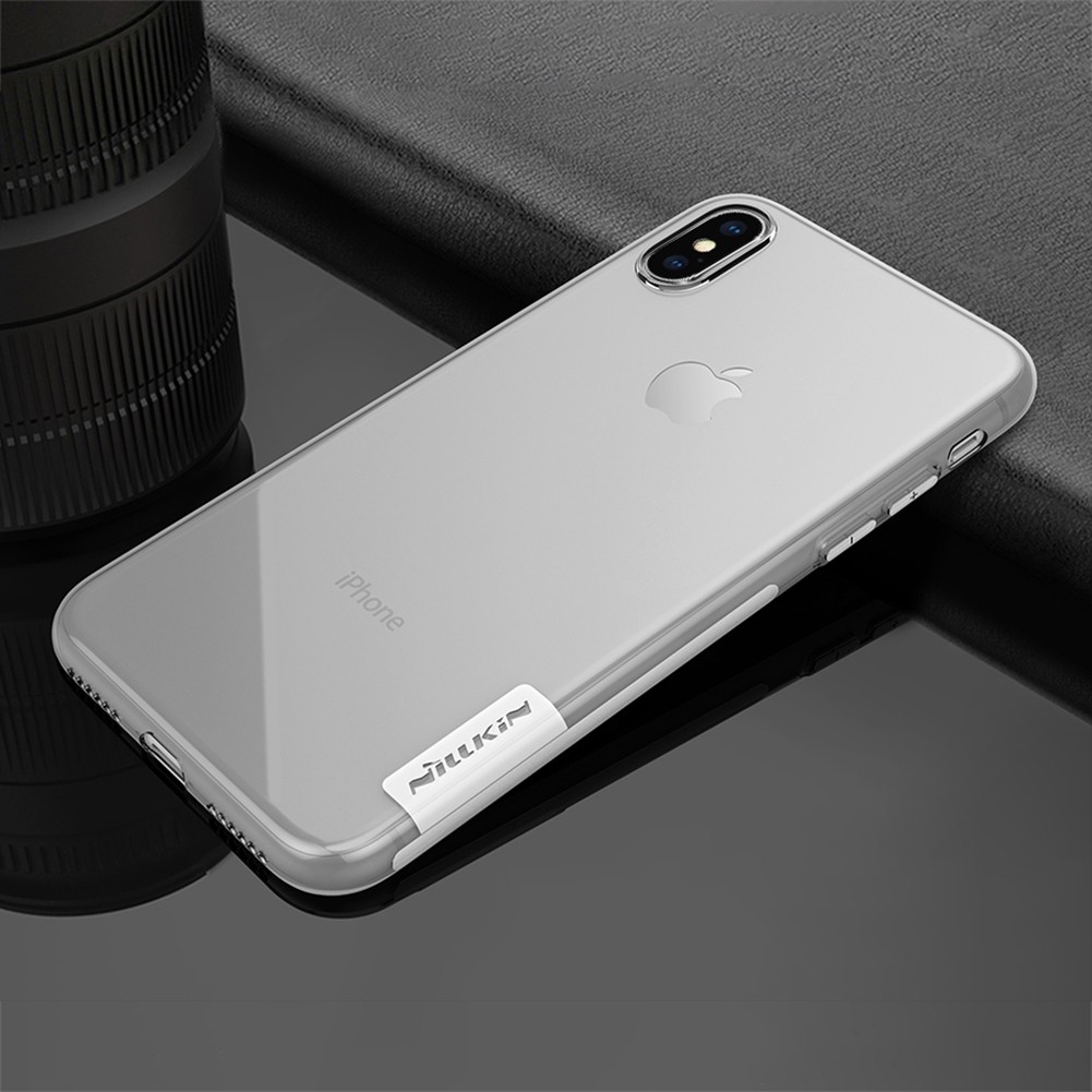 Ốp điện thoại NILLKIN bằng TPU silicon siêu mỏng cho Iphone X Xs