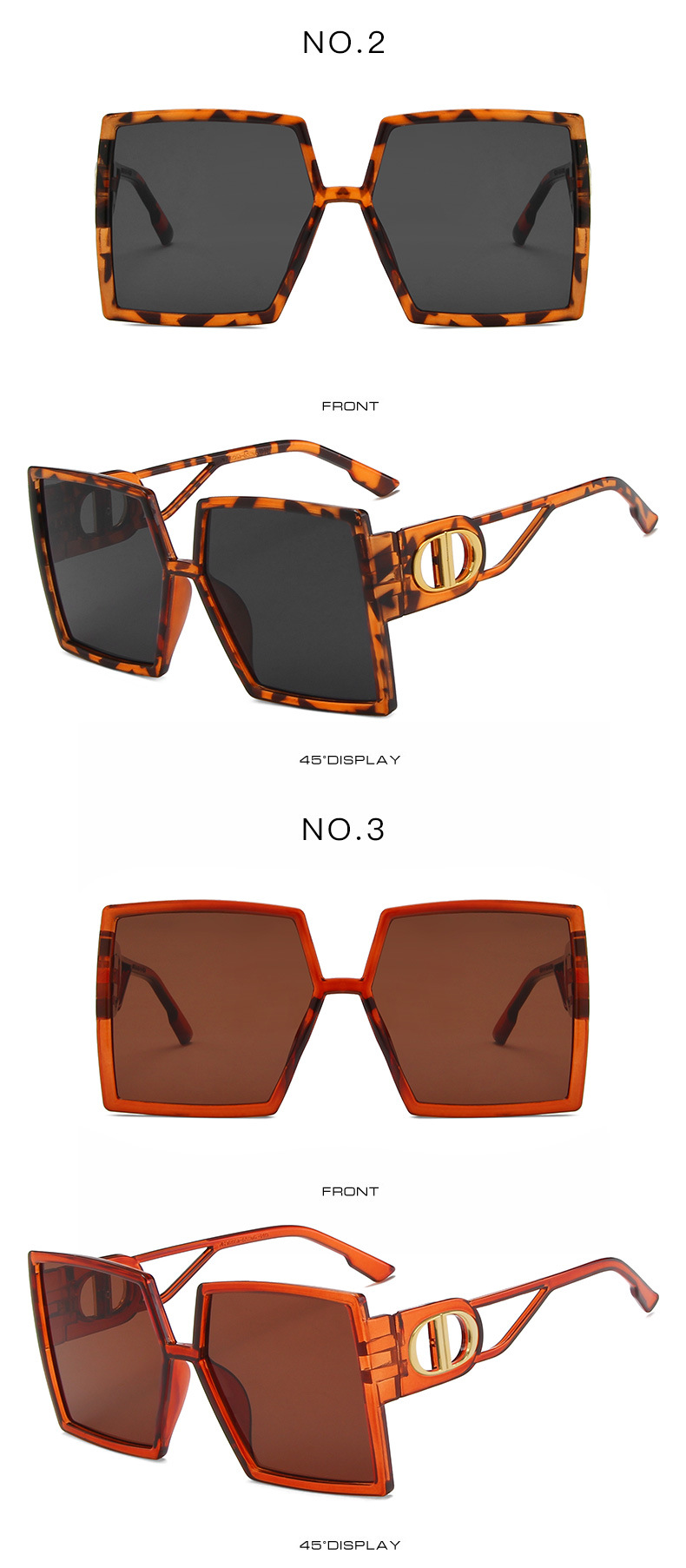 Kính mắt gọng vuông bản lớn phong cách Hàn Quốc sành điệu cho nữ | BigBuy360 - bigbuy360.vn