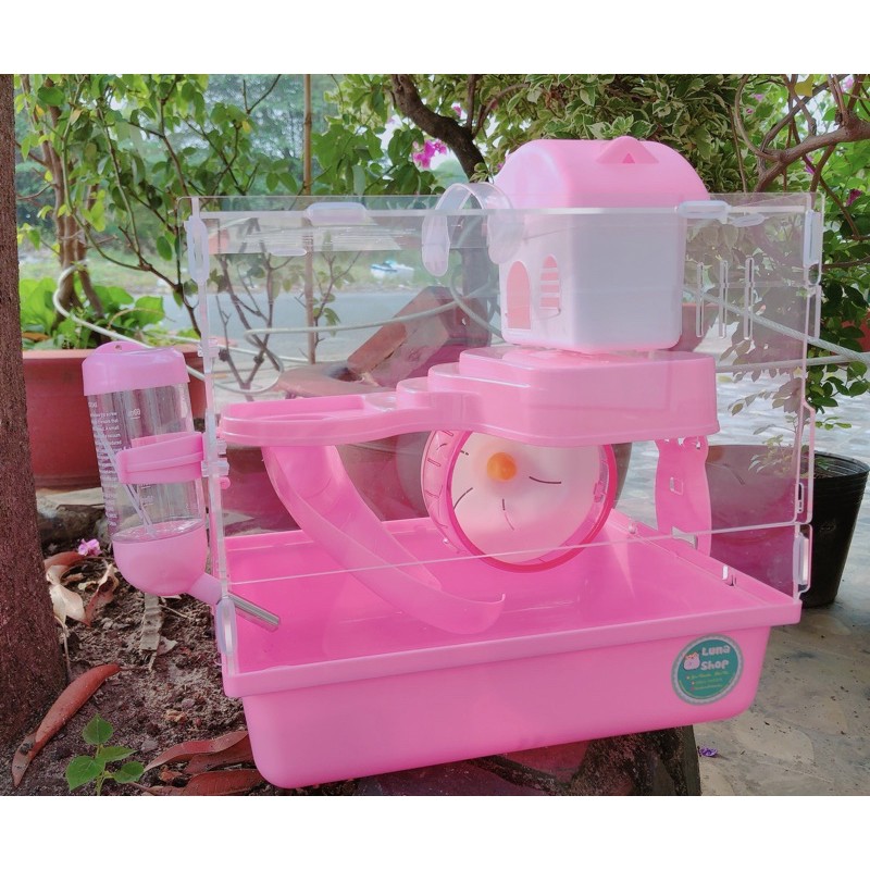 Lồng nuôi hamster. Lồng hoàng tử trung mica. Fullbox