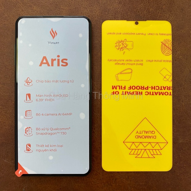 Tấm dán Vsmart Aris, dán màn hình, mặt lưng, mặt trước, mặt sau PPF VSmart Aris/Aris 5G
