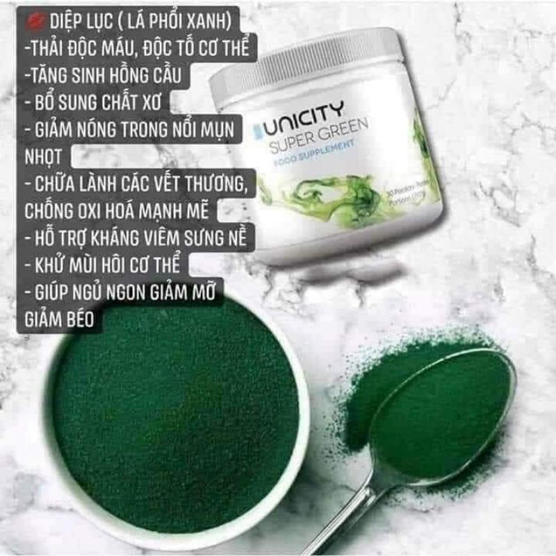 Bột Diệp_Lục_Unicity_92g Date Mới Nhất Chính Hãng