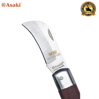 Dao tuốt dây điện lưỡi cong Asaki AK-8601