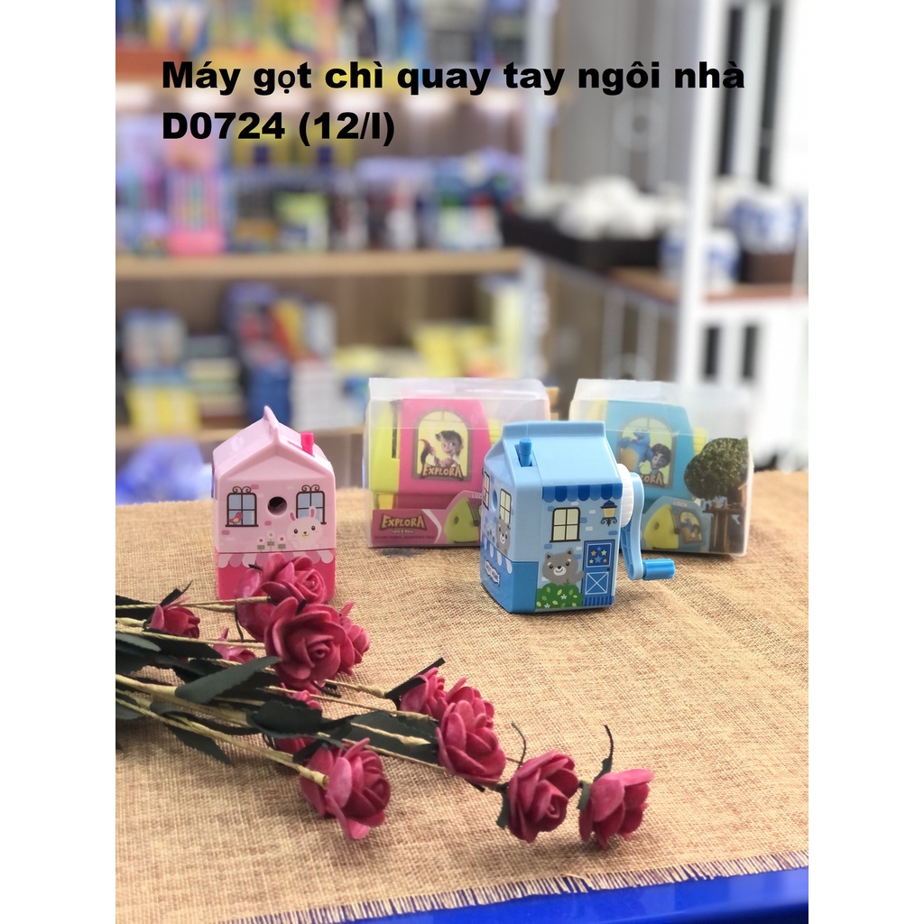 Gọt chì quay tay Deli - gọt chì bàn - chính hãng – chuẩn chất lượng - văn phòng phẩm Diệp Lạc (sỉ/lẻ)