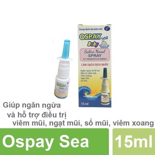 Nước xịt rửa mũi Ospay Sea Baby - TRƯỜNG THỌ PHARMA - MS24