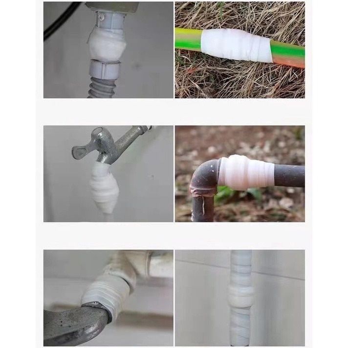 Băng Keo Cao Su Silicon Màu Đen Siêu Dính Chống Thấm Nước Tiện Dụng