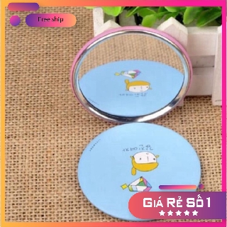 (sale) Gương Mini Phong Cách Hàn Quốc Dễ Thương