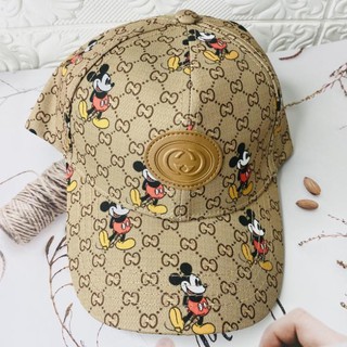 [Mũ VIP] Nón lưỡi trai nữ đẹp thời trang tag da mickey,sang chảnh,hàng cao cấp