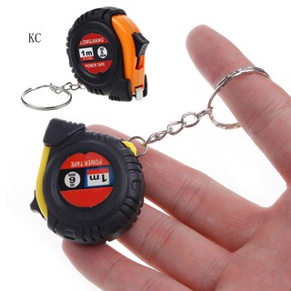 Móc khóa dạng thước cuộn đo dài 1m tiện lợi chất lượng cao