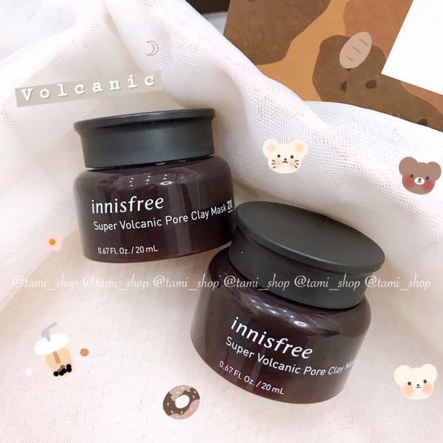 BỘ SẢN PHẨM CHĂM SÓC DA VÀ SE KHÍT LỖ CHÂN LÔNG INNISFREE PORE CARE SET WITH VOLCANIC CLUSTERS