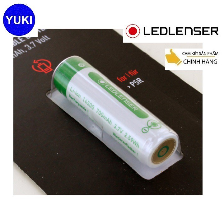 Phụ Kiện Pin Sạc Lithium - ion LEDLENSER 14500 3.7V 700mAh, Cho P5R, ML4, MH5 YUKI MISE Phân Phối Chính Hãng💯