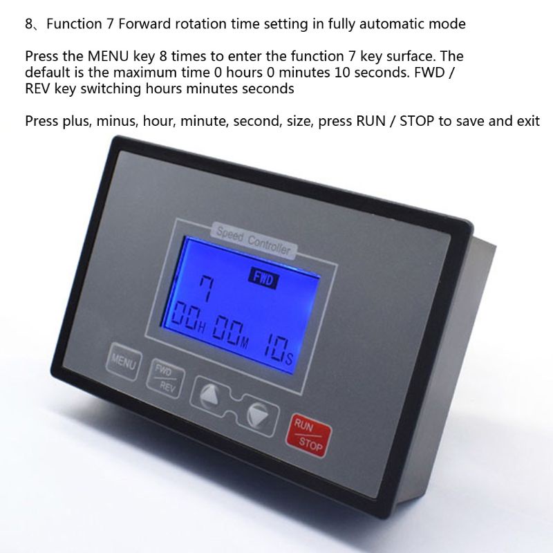 Bộ Điều Khiển Tốc Độ Động Cơ Thông Minh Màn Hình LCD 0 60A PWM DC 10-55V