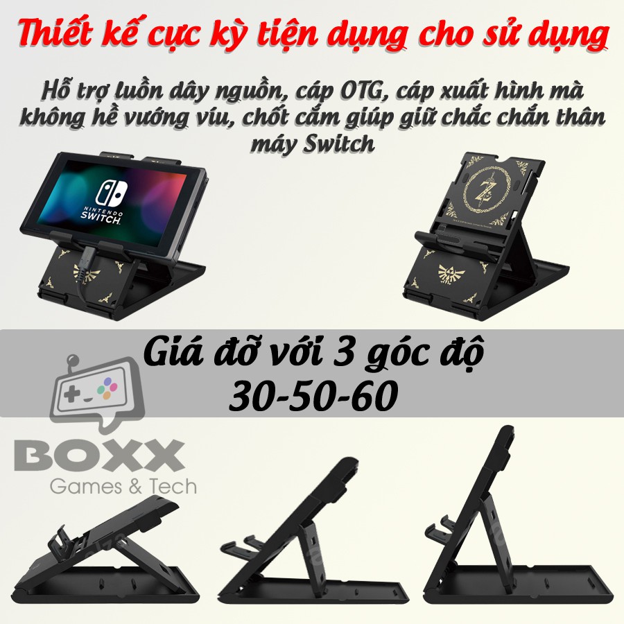 Đế dựng Nintendo Switch, Giá đỡ Switch điều chỉnh nhiều góc độ - hàng chính hãng Hori | WebRaoVat - webraovat.net.vn