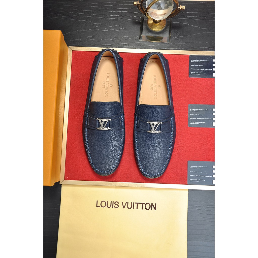 Giày lười nam da thật Louis Vuitton LV thiết kế trẻ trung và nổi bật mang lại cá tính riêng