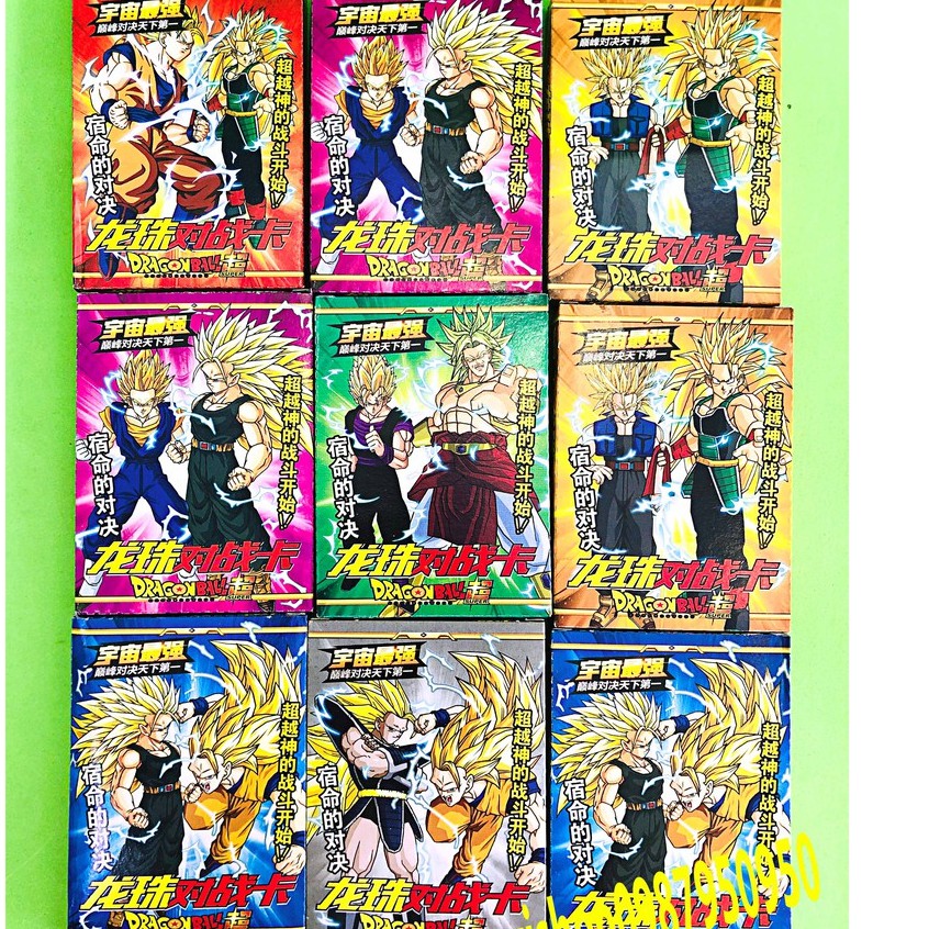 HỘP THẺ BÀI 7 VIÊN NGỌC RỒNG DRAGON BALL-SONGOKU NHIỀU NHÂN VẬT