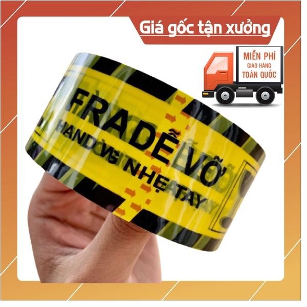 BĂNG KEO HÀNG DỄ VỠ, BĂNG DÍNH HÀNG DỄ VỠ, LOẠI 100 YARD