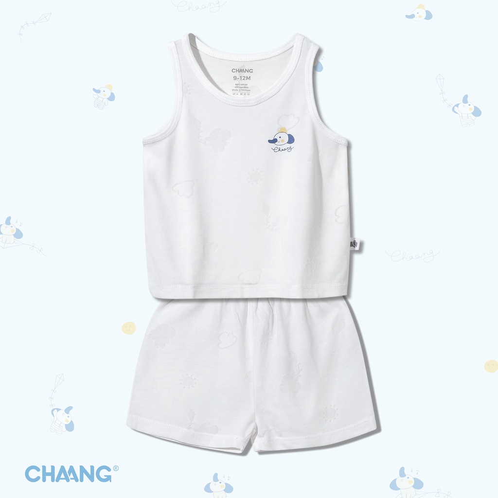 [CHÍNH HÃNG] Bộ áo ba lỗ quần đùi trẻ em summer Chaang