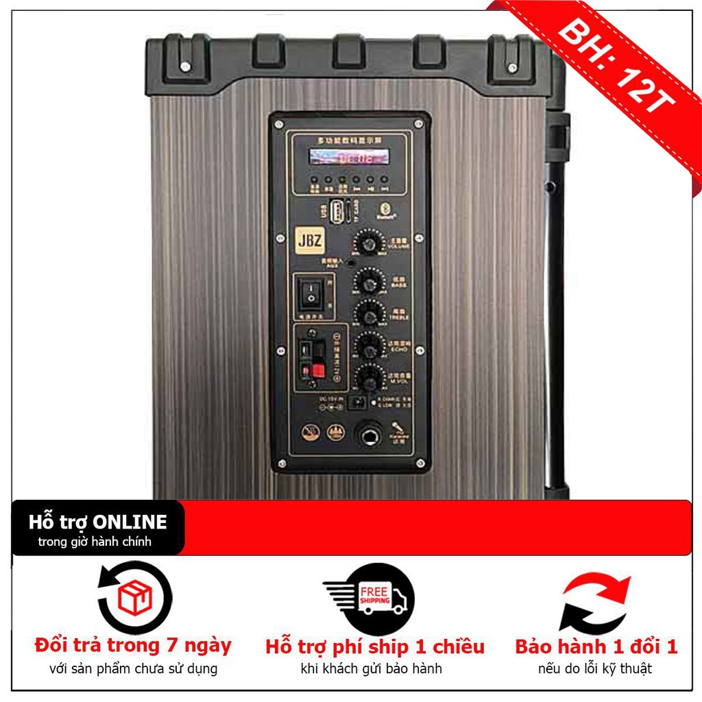 [GIẢM GIÁ 10%]  Loa Kéo Karaoke Bluetooth JBZ NE108 150W Bass 2 Tấc - BH 6 Tháng - hàng chất lượng, giá tốt nhất TQ