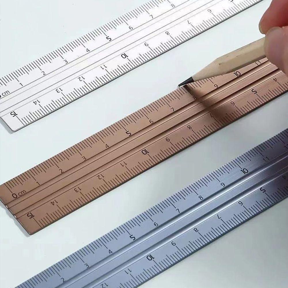 Bộ Thước Đo Bằng Nhôm Bền Bỉ Dành Cho Học Sinh