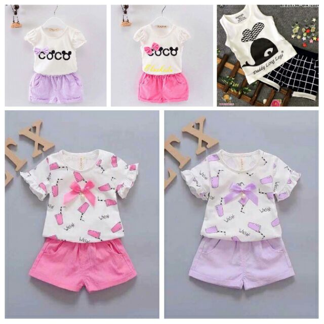 Combo 5 bộ cộc tay nữ