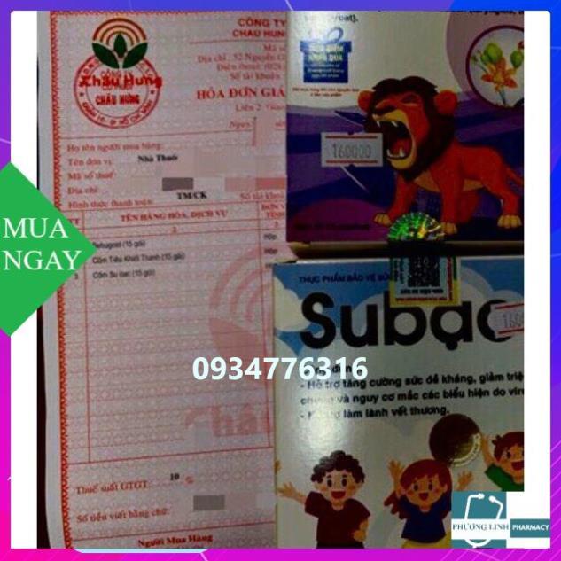 Cốm Subạc hỗ trợ tăng sức đề kháng, giúp làm lành vết thương, hộp 15 gói