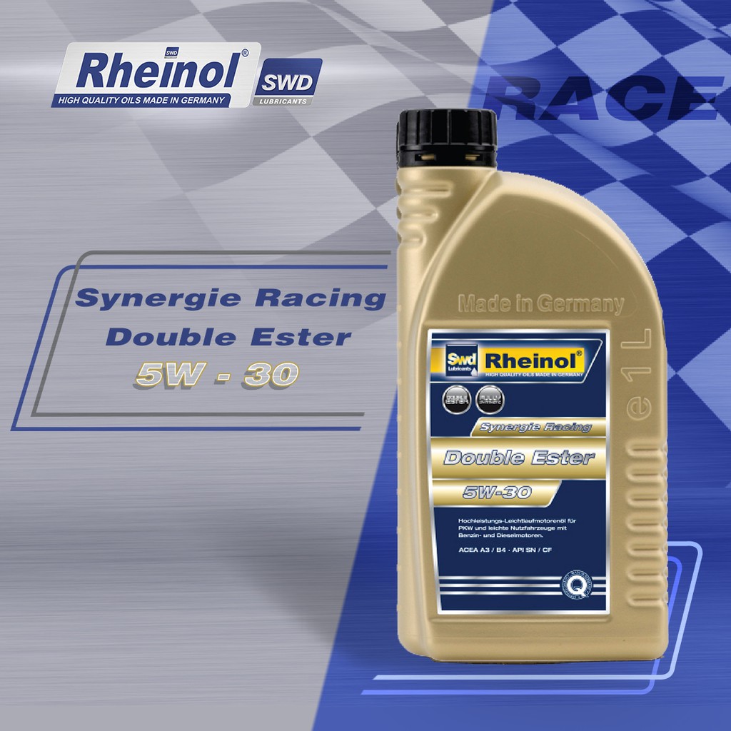 Dầu Nhớt Ô Tô Rheinol Synergie Racing Double Ester 5W30 - Hàng nhập khẩu cao cấp Đức 1L/5L