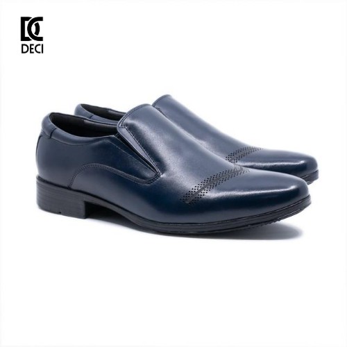 Giày tây nam loafer da bò nhập khẩu cao cấp DECI GTA-NAVY 03