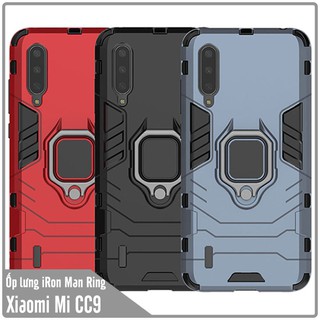 Ốp lưng Xiaomi Mi 9 Lite / Mi CC9 iRON - MAN IRING Nhựa PC cứng viền dẻo chống sốc
