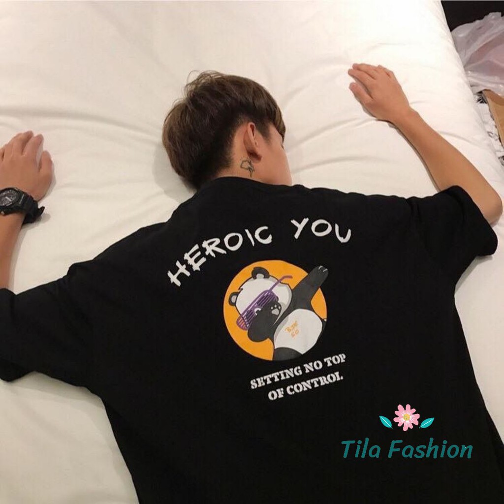 Áo Thun Unisex Heroic Chất Cao Cấp Form Chuẩn | BigBuy360 - bigbuy360.vn