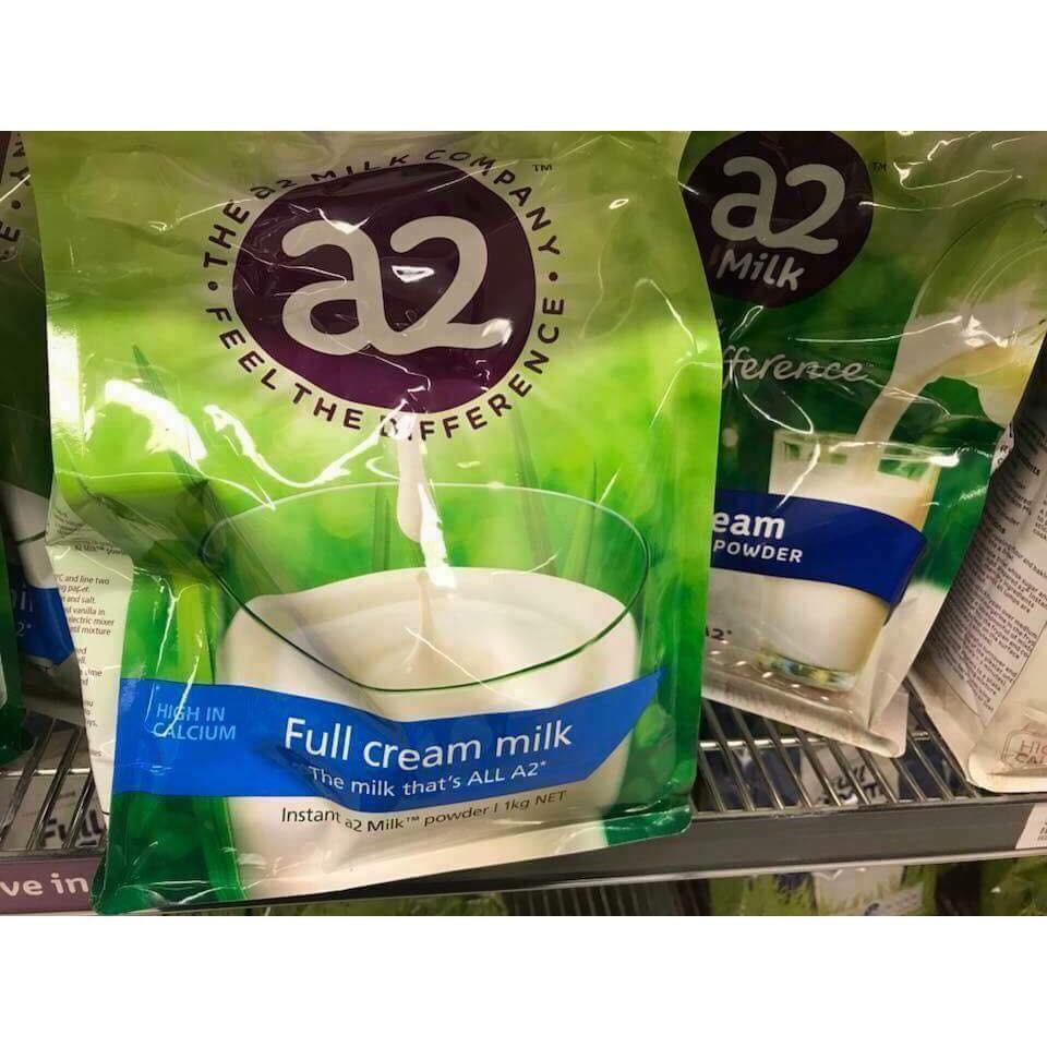 Sữa A2 nguyên kem dạng bột - Úc 1kg chính hãng 100% - mẫu mới- date 02 2022