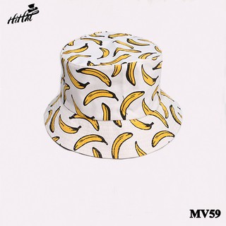 Nón bucket 2 mặt hình banana