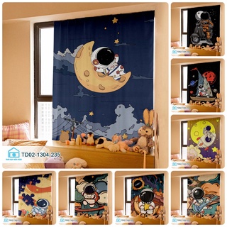 Rèm cửa dán tường chống nắng phi hành gia Tín Phát Decor, rèm cửa sổ du hành vũ trụ độc đáo