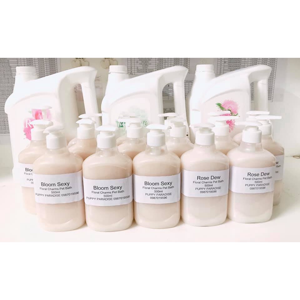 (Có mã QR chống hàng giả) Sữa tắm Joyce & Dolls 500ml chó mèo 3 mùi lưu hương lâu cả tuần