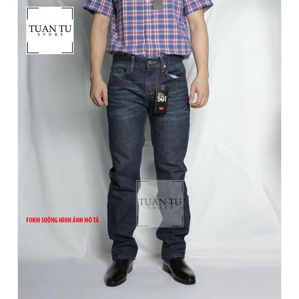 Quần Jeans Levis 501 Cambodia ống suông