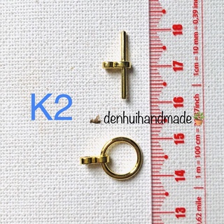 2~10 Bộ Móc Khoá OT Hợp Kim Xi Mạ Kiểu Đơn Giản Cơ Bản🦗denhuihandmade🌿