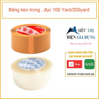 Băng keo trong , đục 100 Yard/200yard