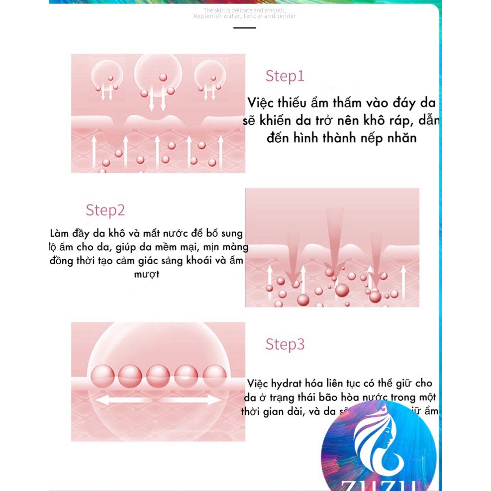 Mặt nạ giấy cấp ẩm, dưỡng trắng, làm dịu da, loại bỏ bã nhờn và cung cấp dưỡng chất cho da