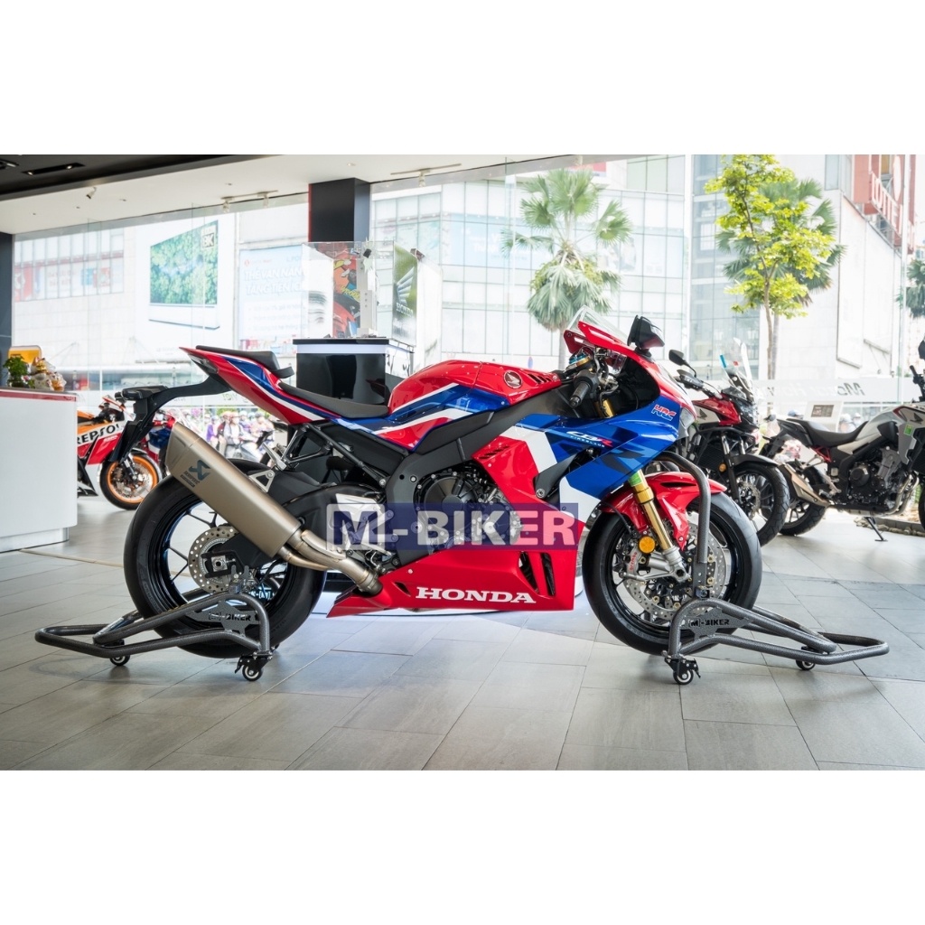 Ben nâng xe moto, pad nâng các loại U, L, pad ben nâng xe máy bánh trước Mbiker Hàng Chính Hãng