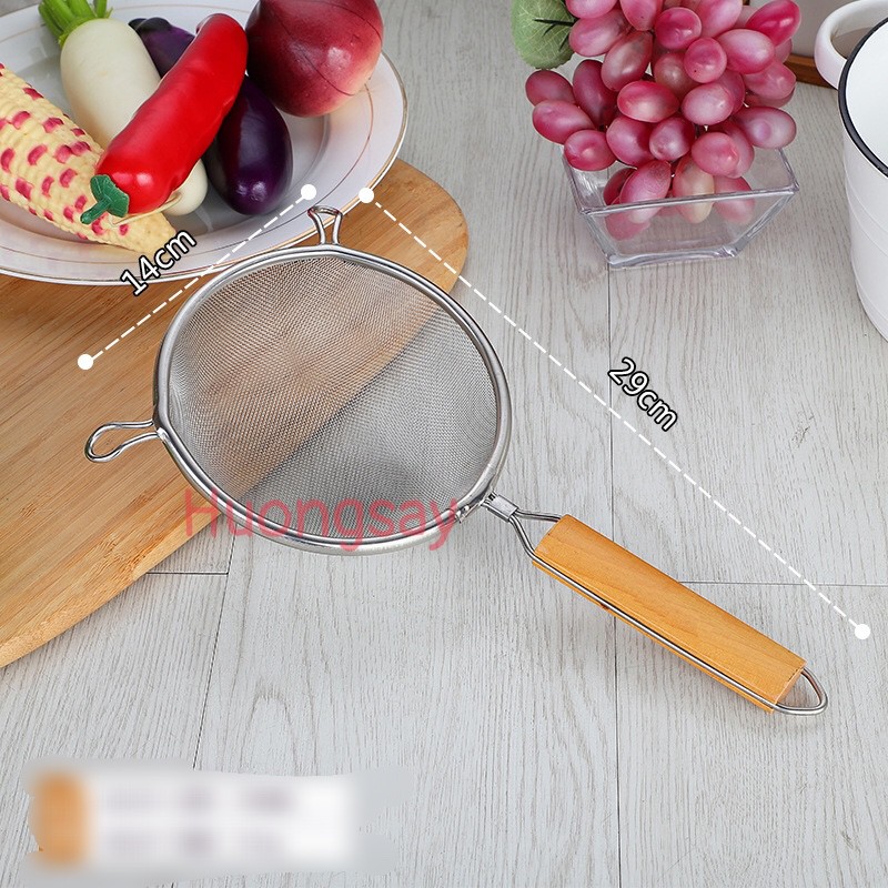 Rây lọc cháo inox cho bé ăn dặm 1 lớp đường kính 12cm, 14cm