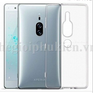 Ốp lưng dẻo silicon sony xz2 premium trong suốt