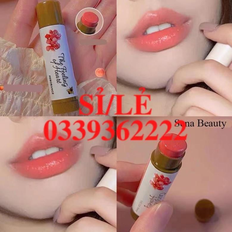 [ CHÍNH HÃNG ] Son dưỡng Herorange trái cây có màu túi nơ Sena Beauty  HAIANHSHOP