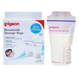 Túi trữ sữa mẹ Pigeon 180ml (Hộp 25 túi)