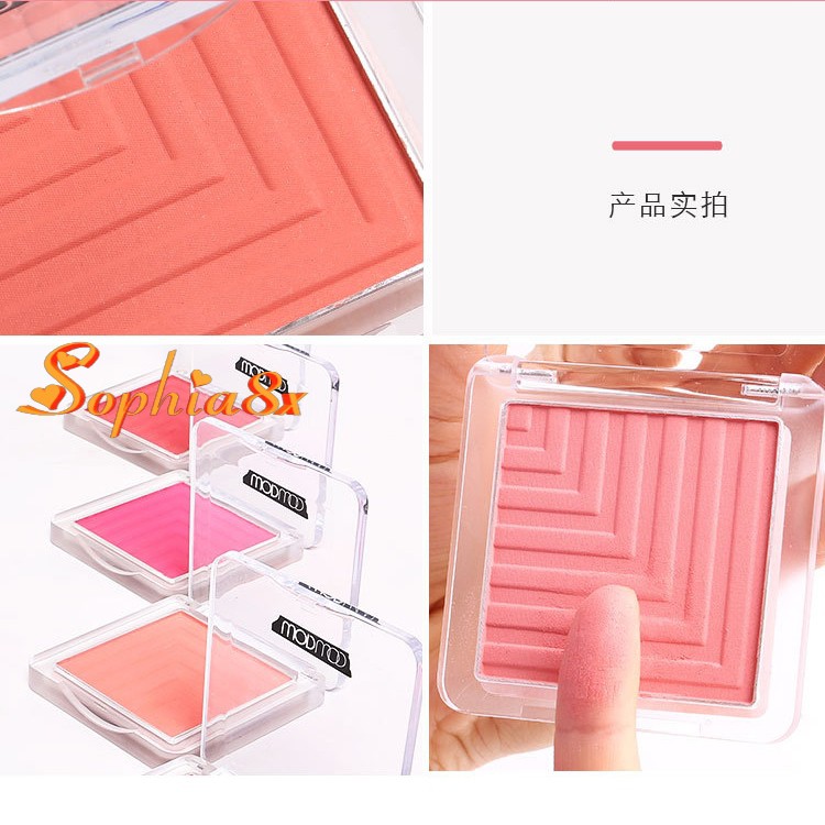 Phấn má hồng dạng nén kèm chổi WODWOD Peach Blusher 8.5g