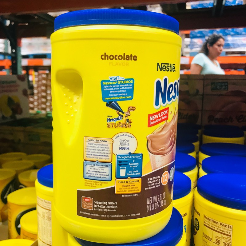 Bột Sữa Cacao Nesquik Nestle Mỹ 1.275kg - Nesquik Mỹ - Nhập Khẩu Chính Hãng