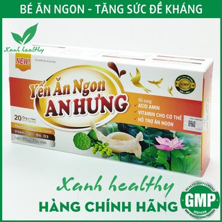 Yến ăn ngon An Hưng -thành phần yến sào, lạc tiên, tâm sen và các vitamin giúp tiêu hóa khỏe, ăn ngon, tăng sức đề kháng