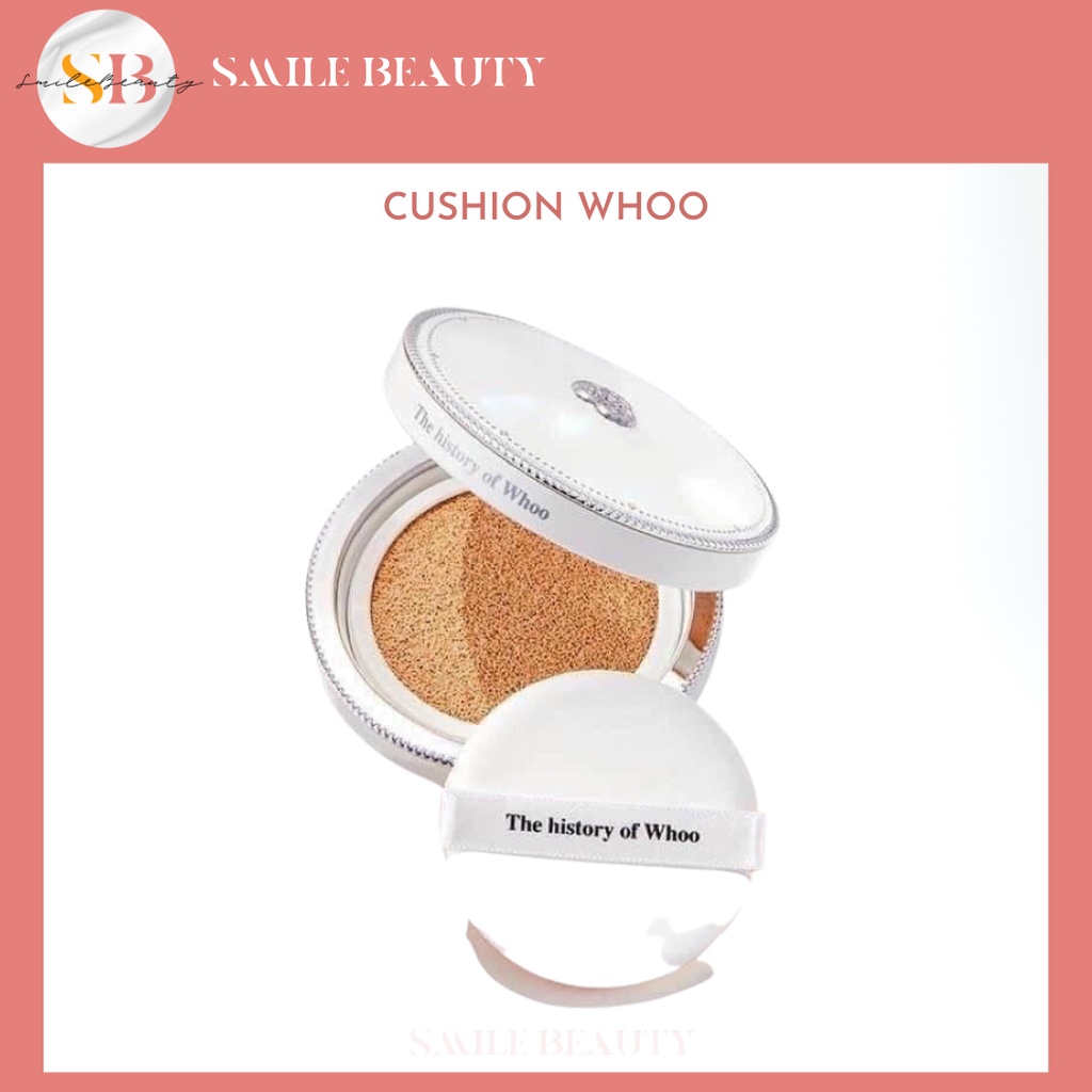Phấn nước trang điểm cushion Whoo Radiant White Moisture Cushion (SPF50+/PA+++) (nobox) tone 21