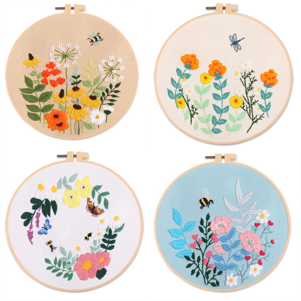 Set 4 Dụng Cụ Thêu Tranh Chữ Thập Cho Người Mới Bắt Đầu