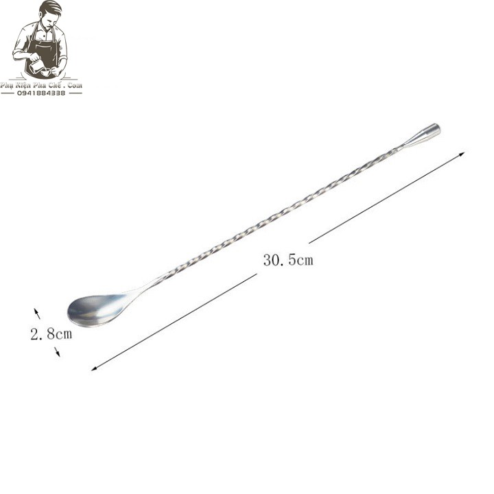 Thìa Bar Spoon Giọt Nước Inox 304