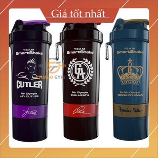 Bình lắc shaker 3 ngăn Smartshaker Jay Cutler 800ml