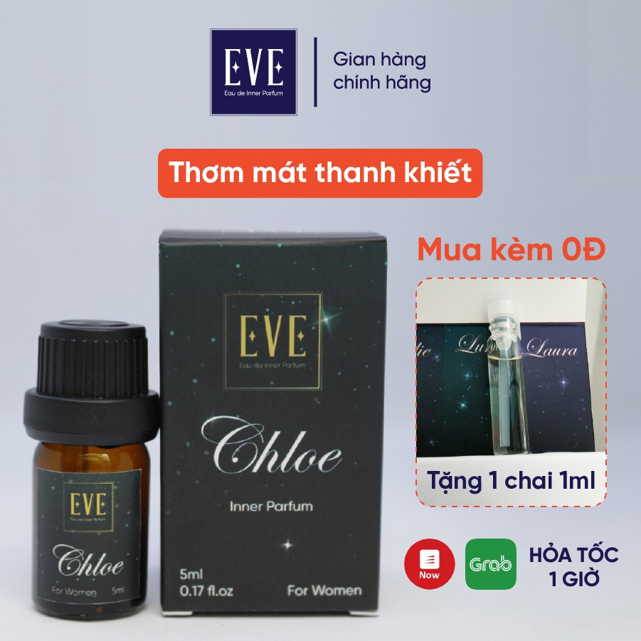 Nước Hoa Cô Bé Bím CHLOE 5ml Lưu Hương Thơm Lâu - Nước Hoa Vùng Kín Nữ Chính Hãng EVE Eau de Parfum